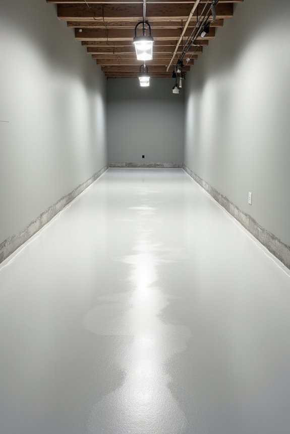 prime concrete before epoxy applying