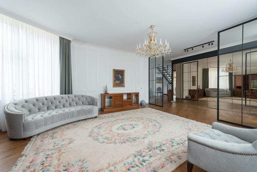 rug sizes for large rooms