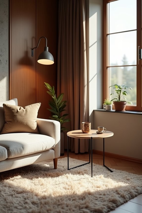 Do Living Rooms Need Coffee Tables? 4 side tables optimize small spaces