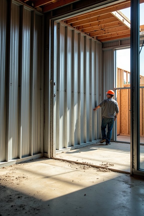Can Barndominiums Have Basements? 5 steel anchored concrete footings required