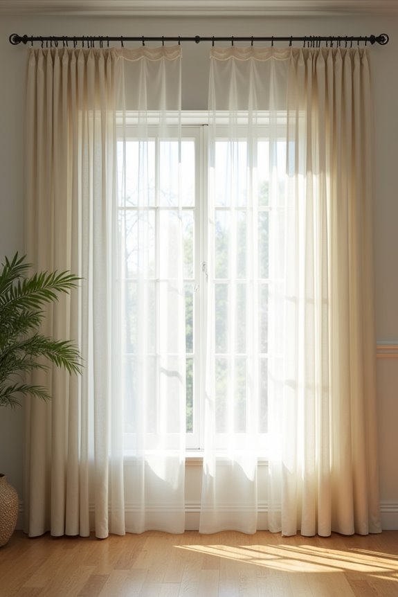 10 Steps to Hanging Curtains Like a Pro 8 symmetric panels with layered fullness
