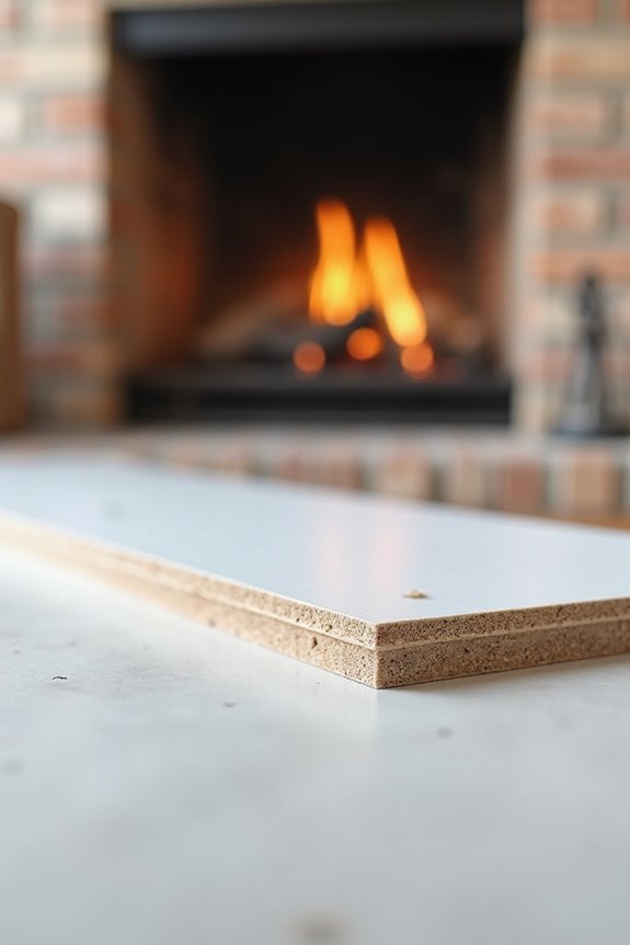 temporary insulated fireplace cover installation