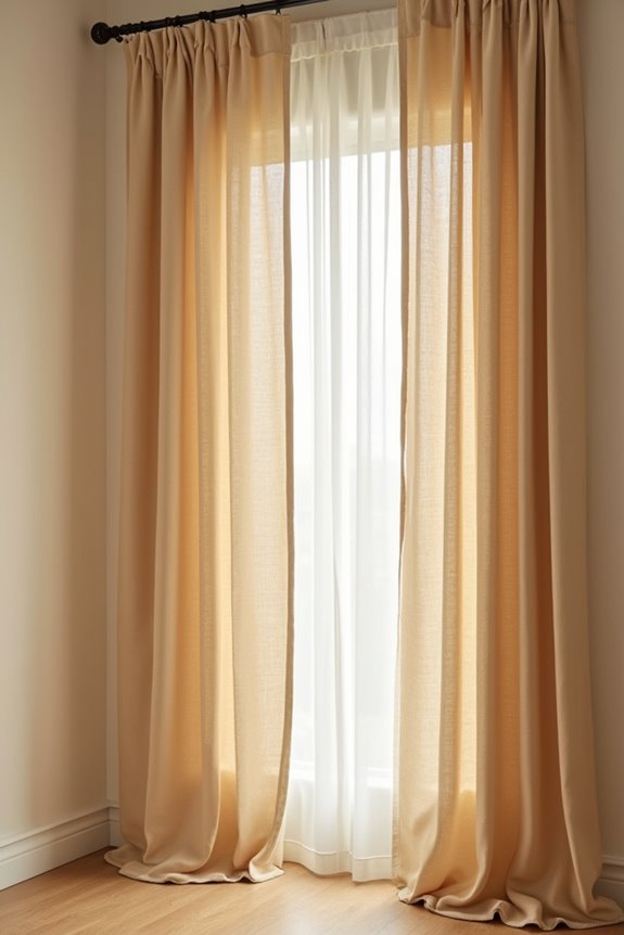 Perfect Curtains That Go With Beige Walls 4 texture depth and layered curtains