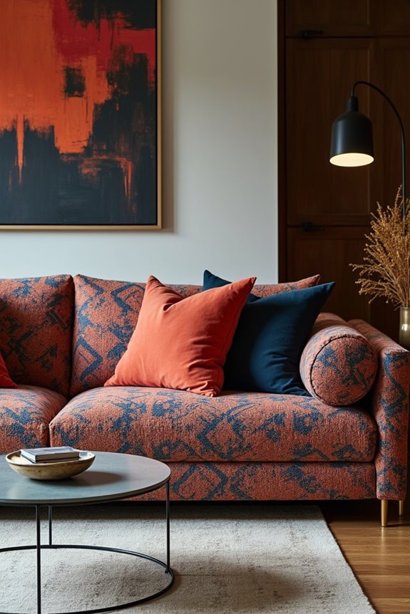 Transform Your Living Room With These 3 Sofa Cover Ideas 3 bold patterns mask wear beautifully