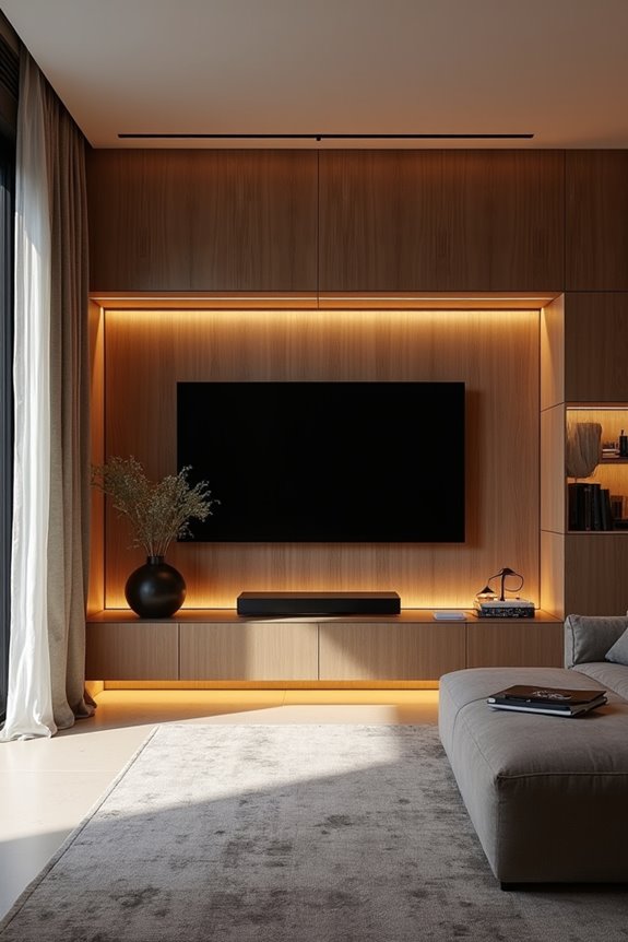 10 Entertainment Center Ideas to Transform Your Living Room 1 built in floating or corner entertainment