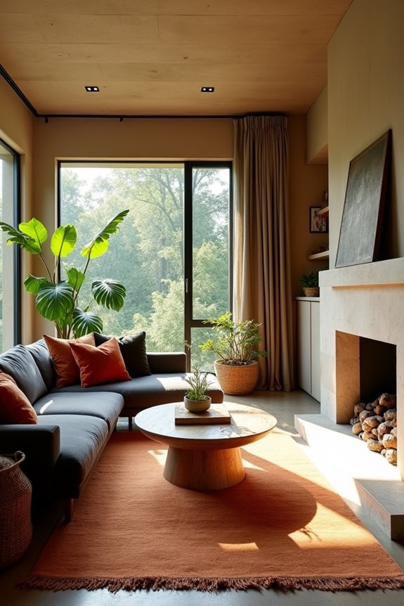 earthy tones define refined luxury