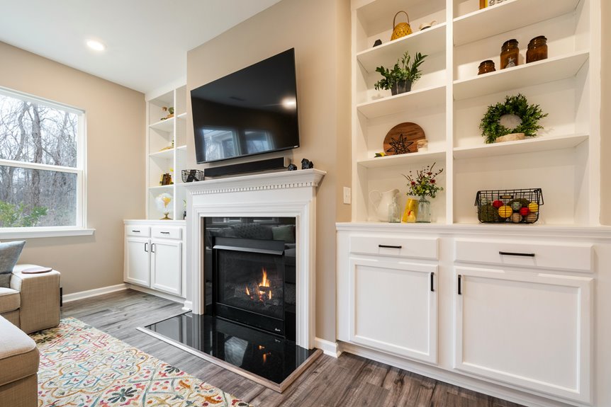 electric fireplace ideas for living room