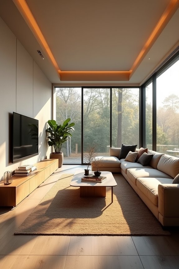 10 Ways to Maximize Your Long Living Room Layout 5 fireplace or tv as focal point