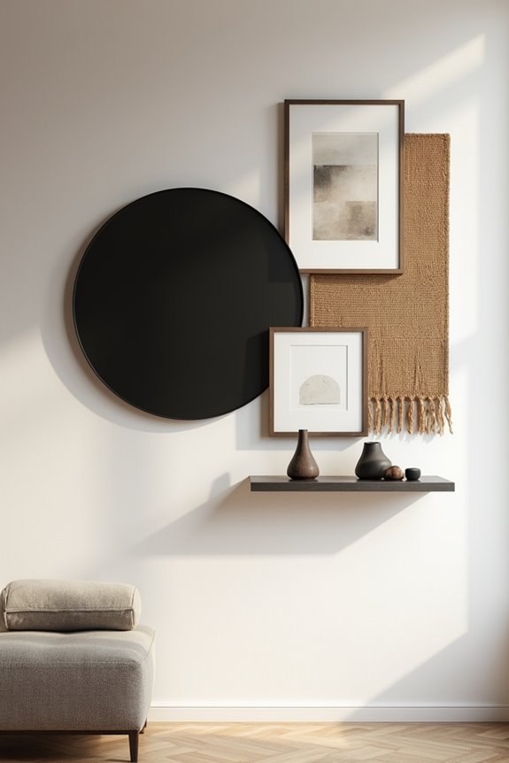 5 Living Room Wall Decor Ideas to Transform Your Space 1 layered gallery wall with focal anchor