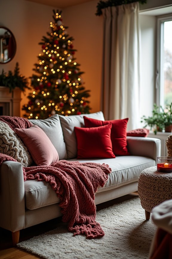 layered textures for cozy christmas