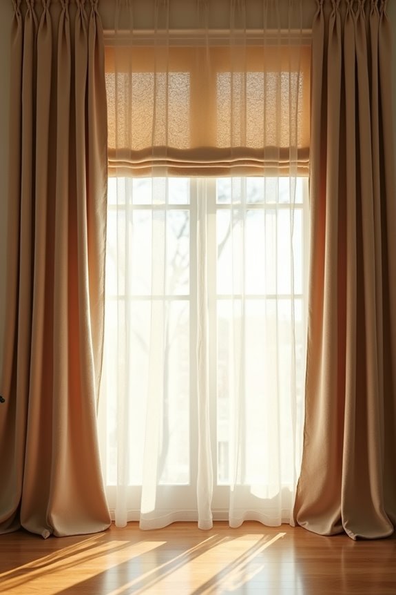 7 Living Room Curtain Ideas to Transform Your Space 4 layering drapery for versatile light control