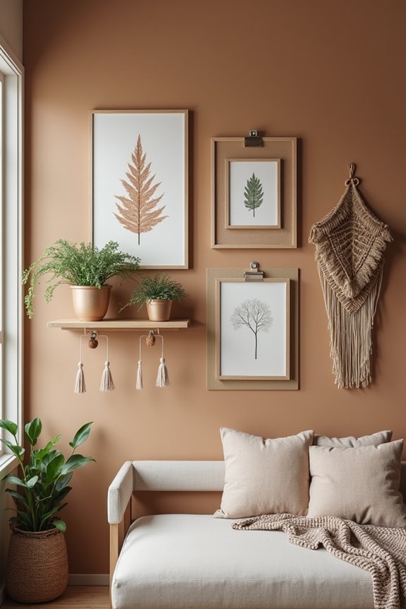 5 Living Room Wall Decor Ideas to Transform Your Space 4 rotating renter friendly seasonal decor