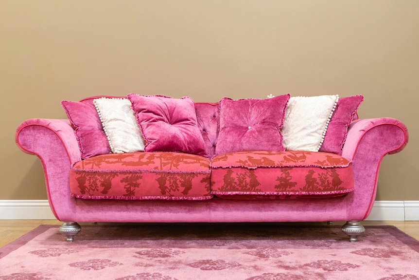 rusty toned couch styling ideas for living rooms