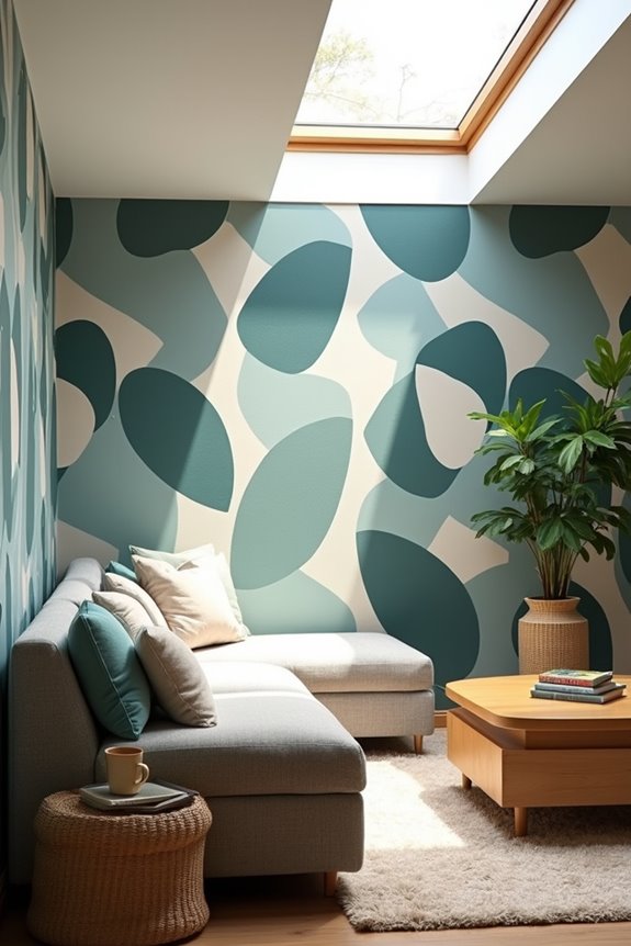 scale aware vertical patterns for accent walls