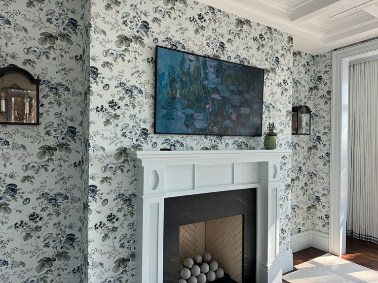 seven living room wallpapers ideas