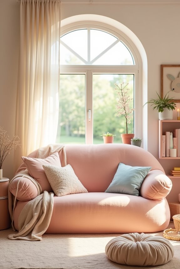 soft pastels bright cozy space