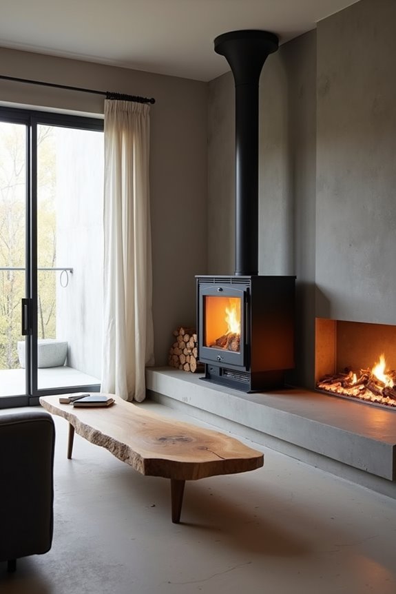 stove styles for modern living rooms