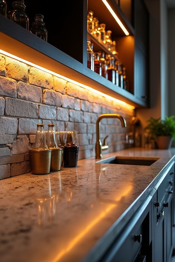 three backsplash options tile brick wallpaper