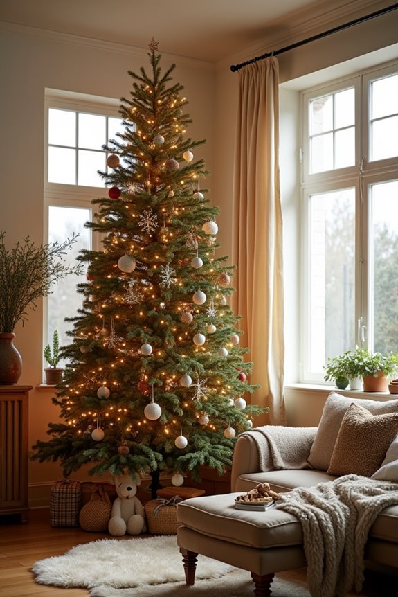 tree plan shapes festive balance