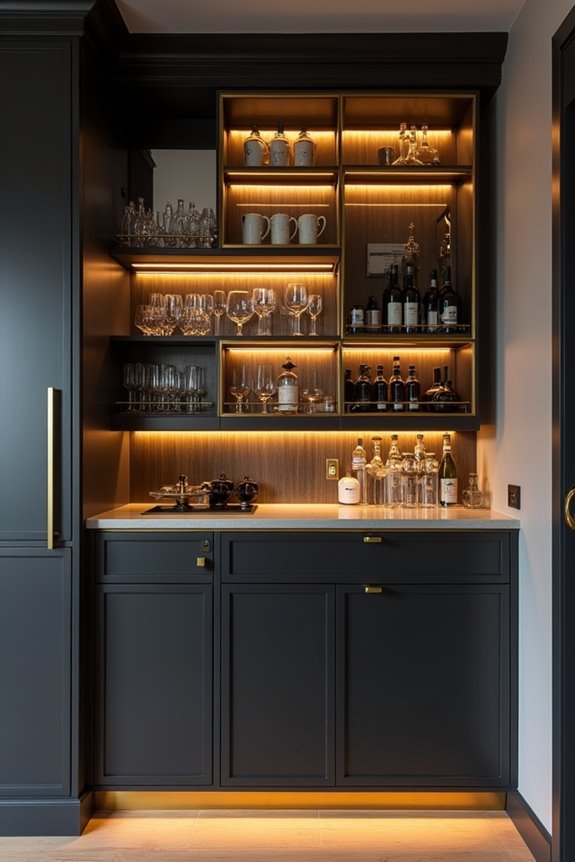 vertical bar storage elevates space